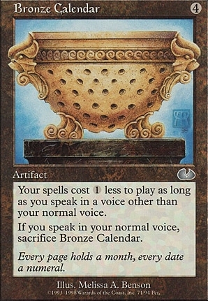 Bronze Calendar