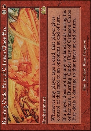 Burning Cinder Fury of Crimson Chaos Fire
