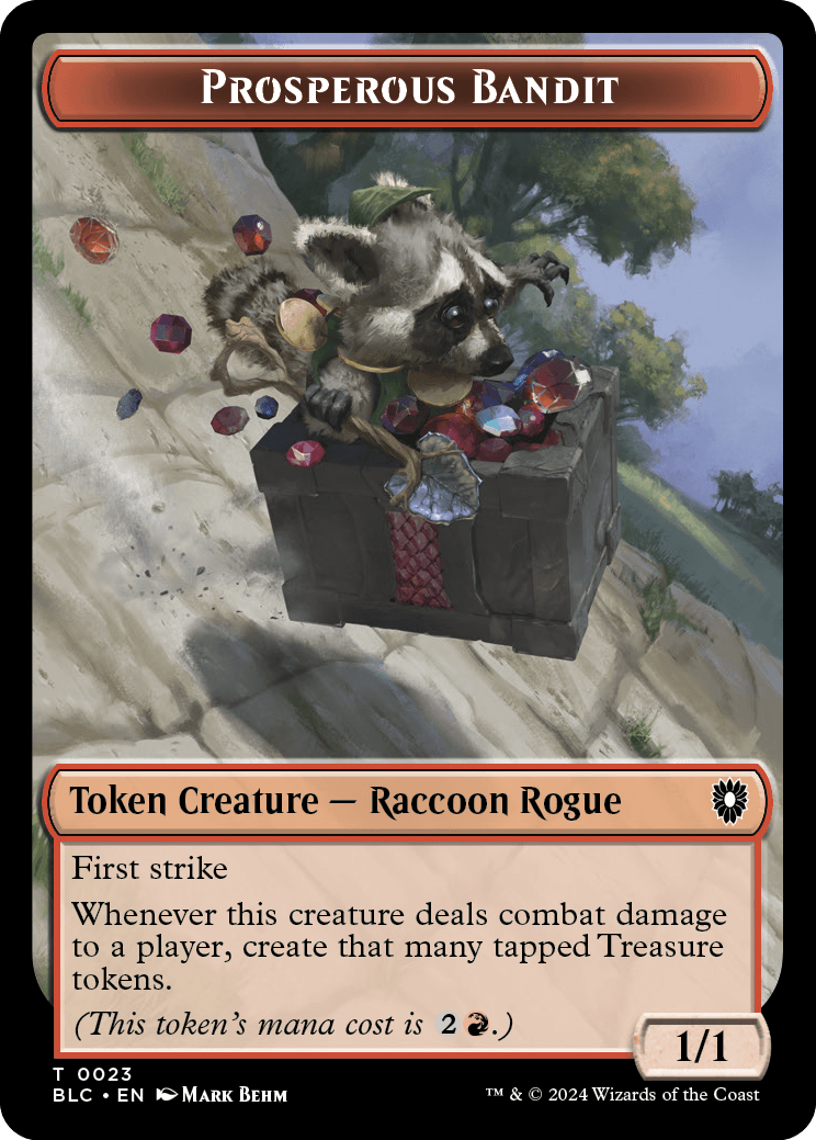 Prosperous Bandit Token // Treasure Token