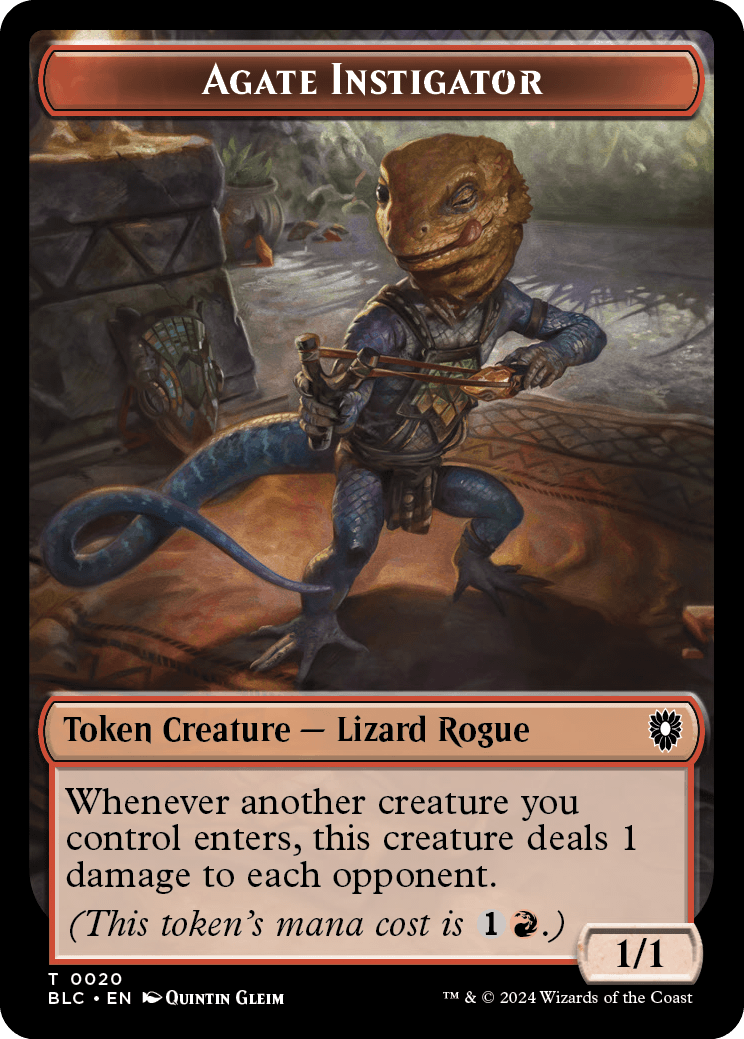 Agate Instigator Token // Rabbit Token