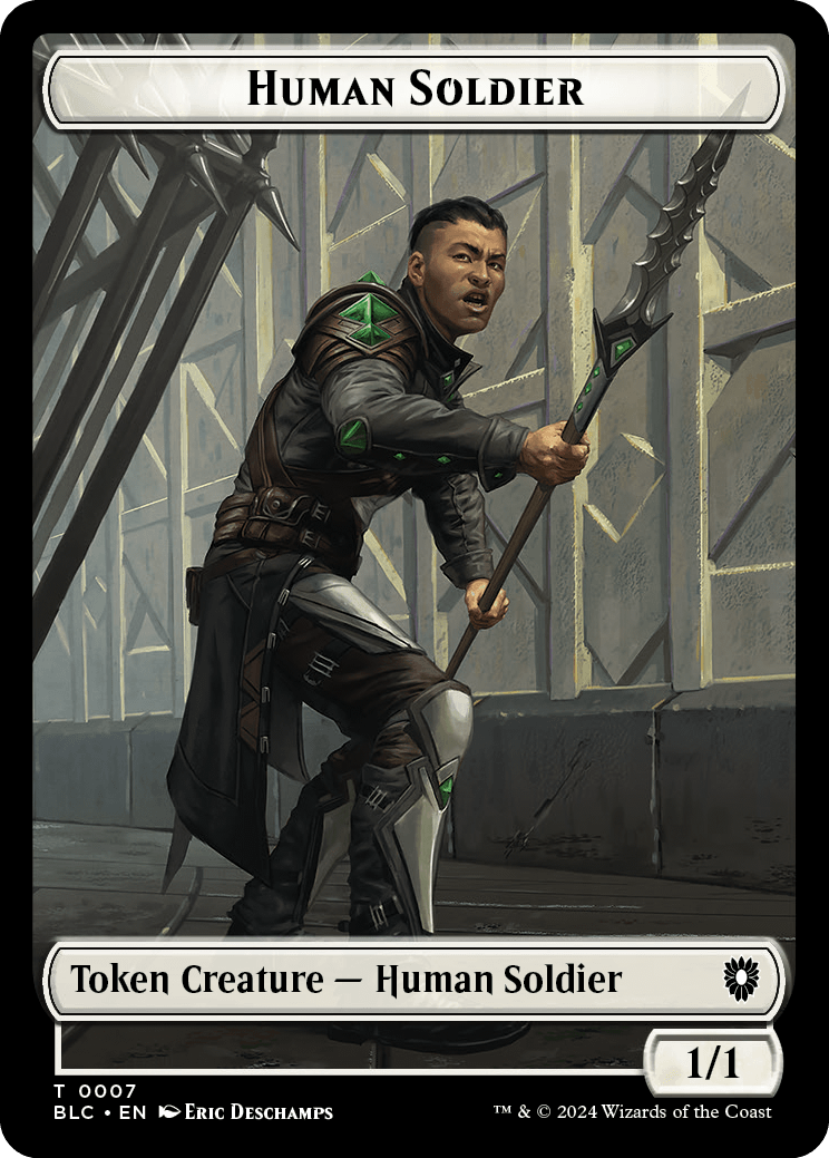 Human Soldier Token // Wolf Token