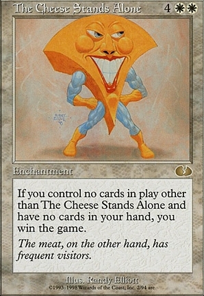 The Cheese Stands Alone