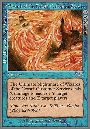 The Ultimate Nightmare of Wizards of the Coast Customer Service