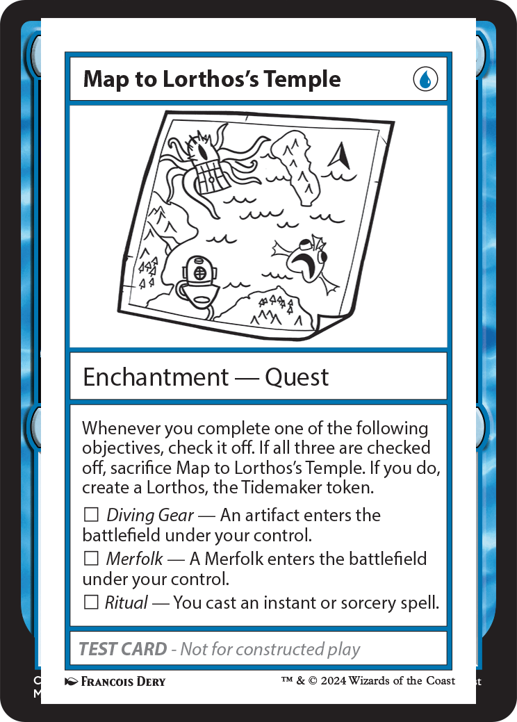 Map to Lorthos's Temple