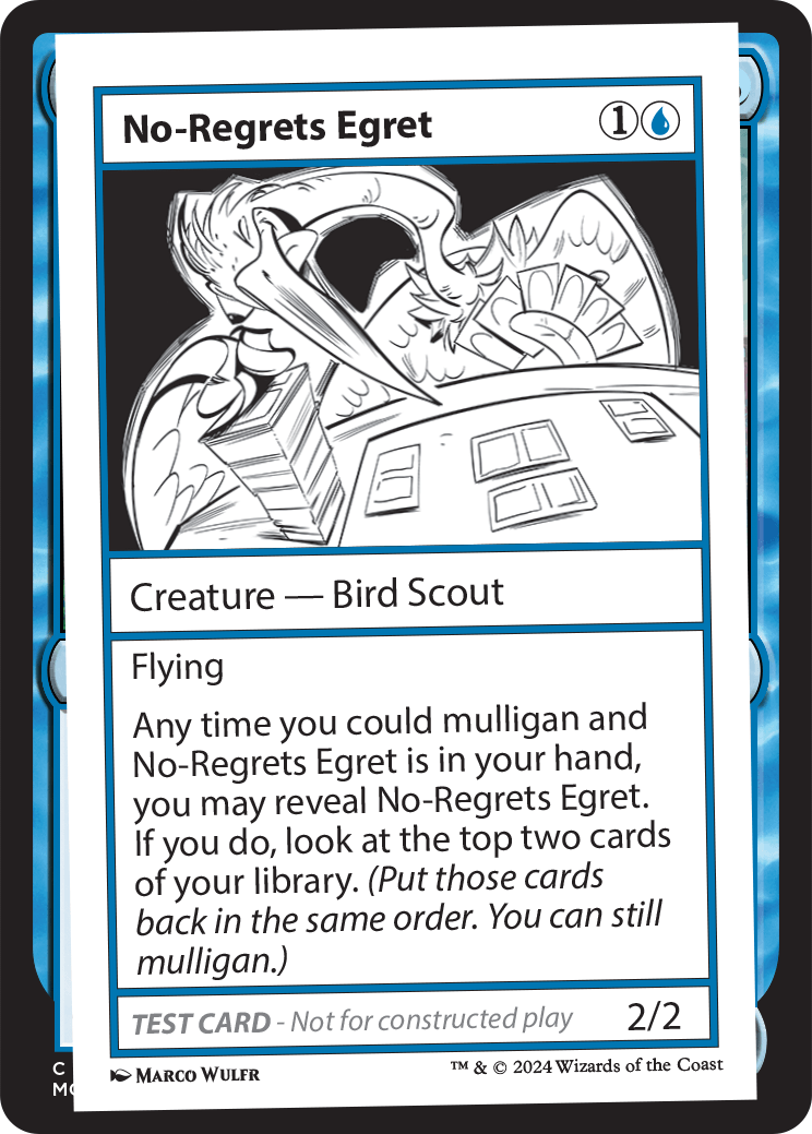 No-Regrets Egret