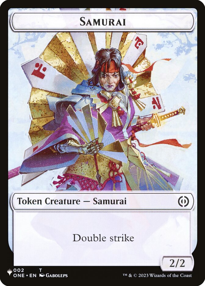 Samurai Token // Clue Token