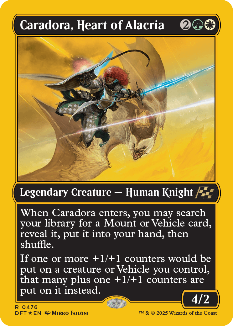 Caradora, Heart of Alacria