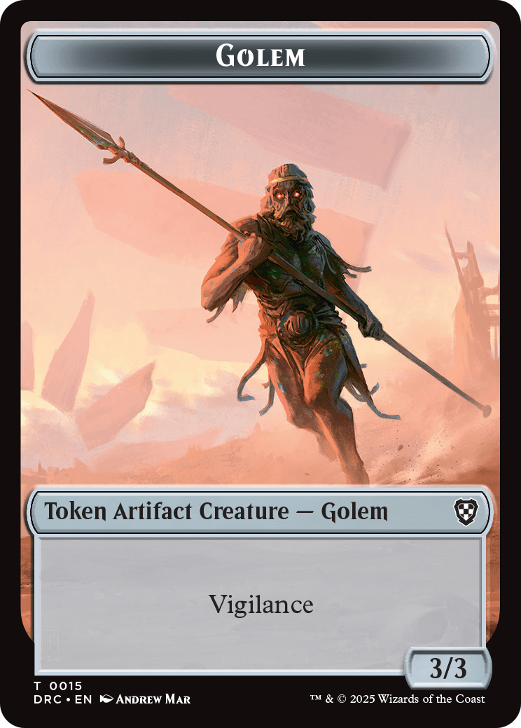 Golem Token // Thopter Token