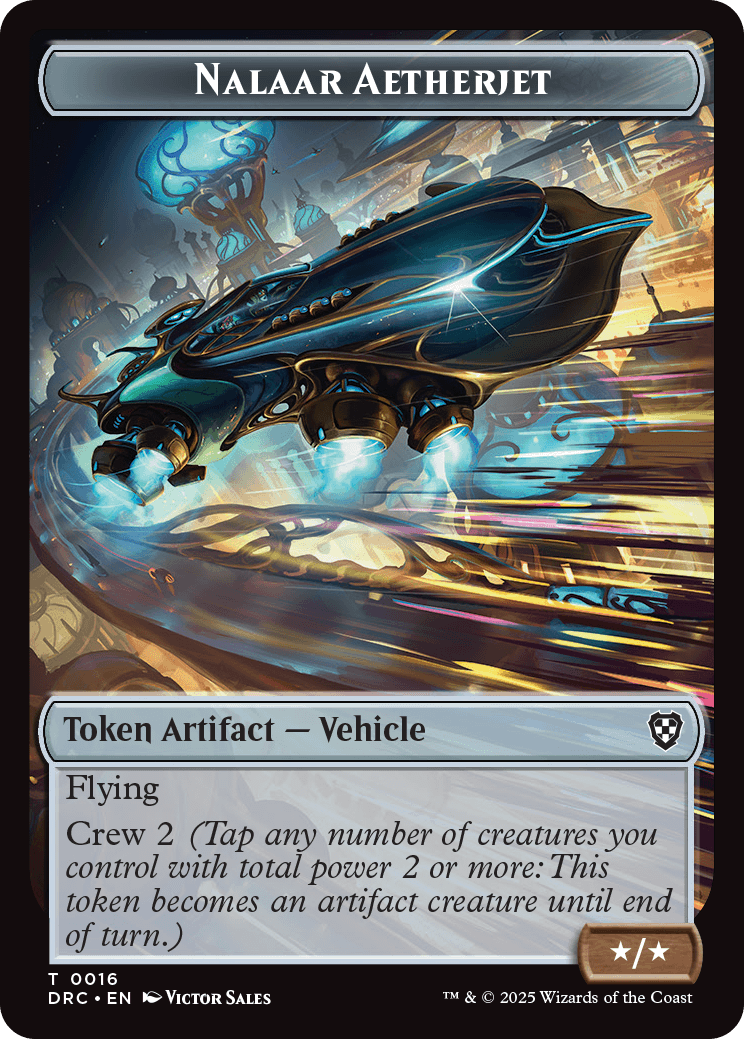 Nalaar Aetherjet Token // Treasure Token