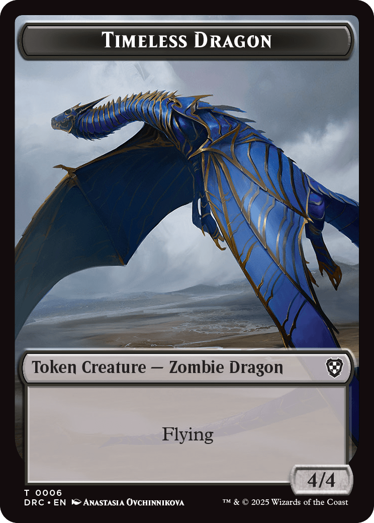 Timeless Dragon Token // Zombie Token