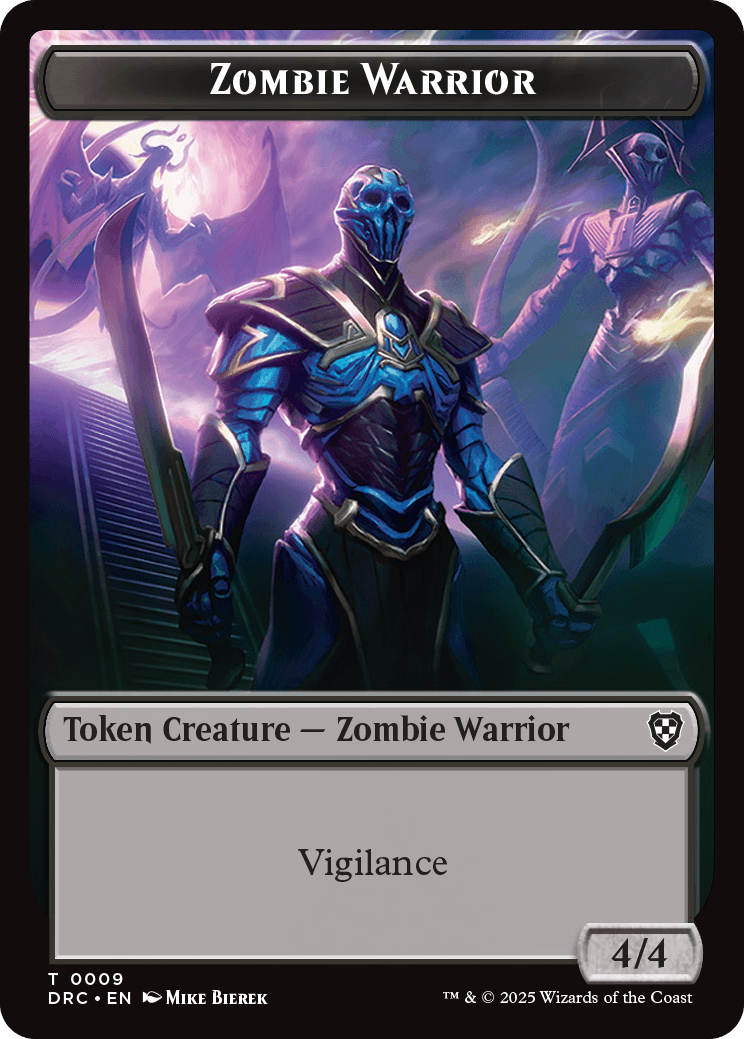 Zombie Warrior Token