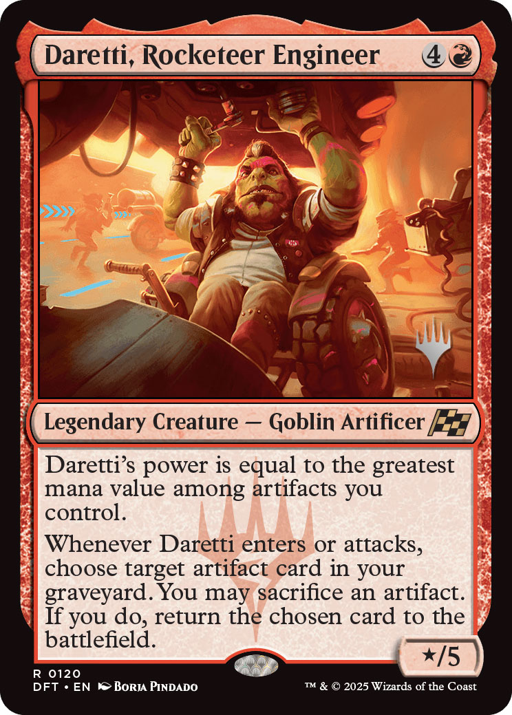 Daretti, Rocketeer Engineer