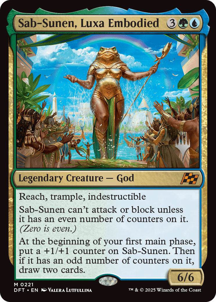 Sab-Sunen, Luxa Embodied
