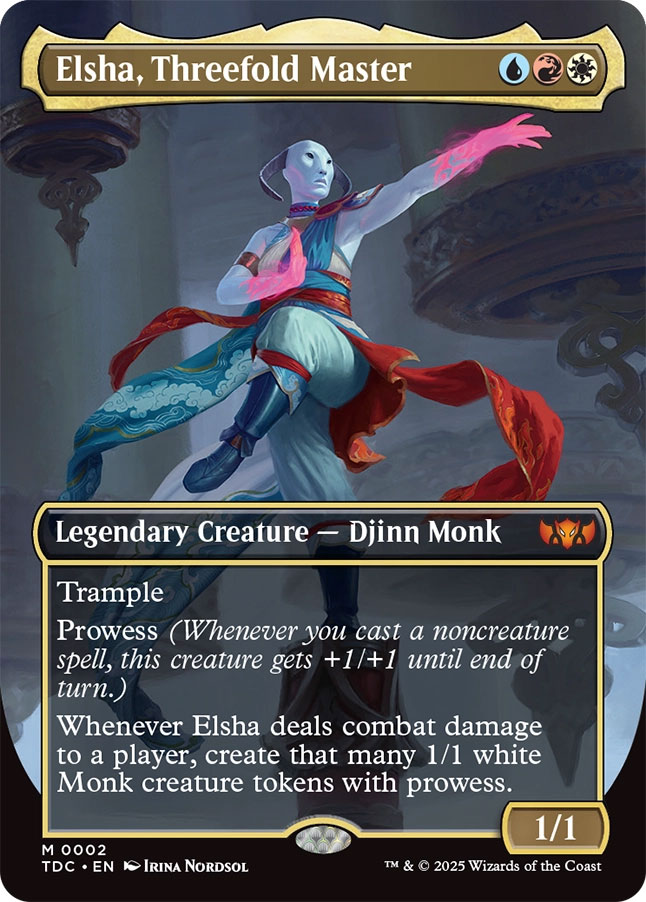 Elsha, Threefold Master