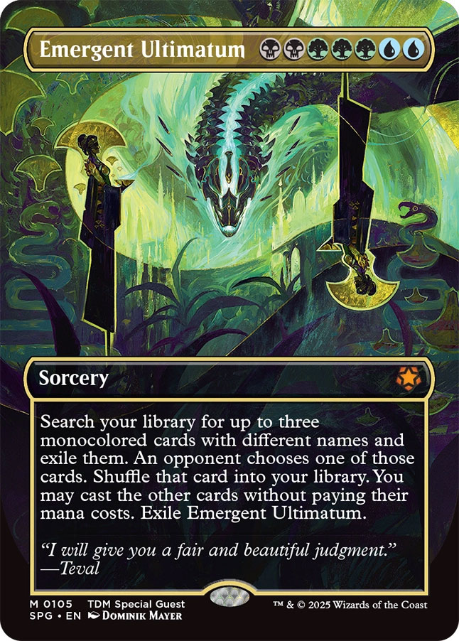 Emergent Ultimatum