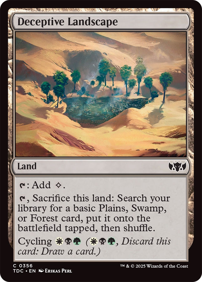 Deceptive Landscape