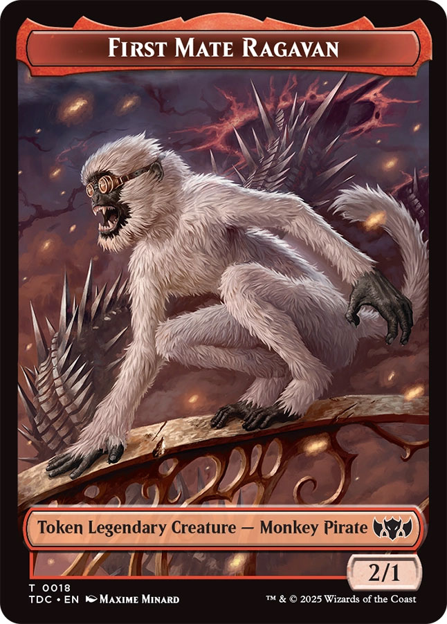 First Mate Ragavan Token // Treasure Token