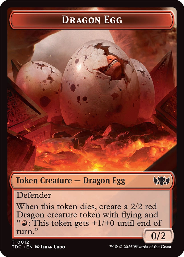 Dragon Egg Token // Dragon Token