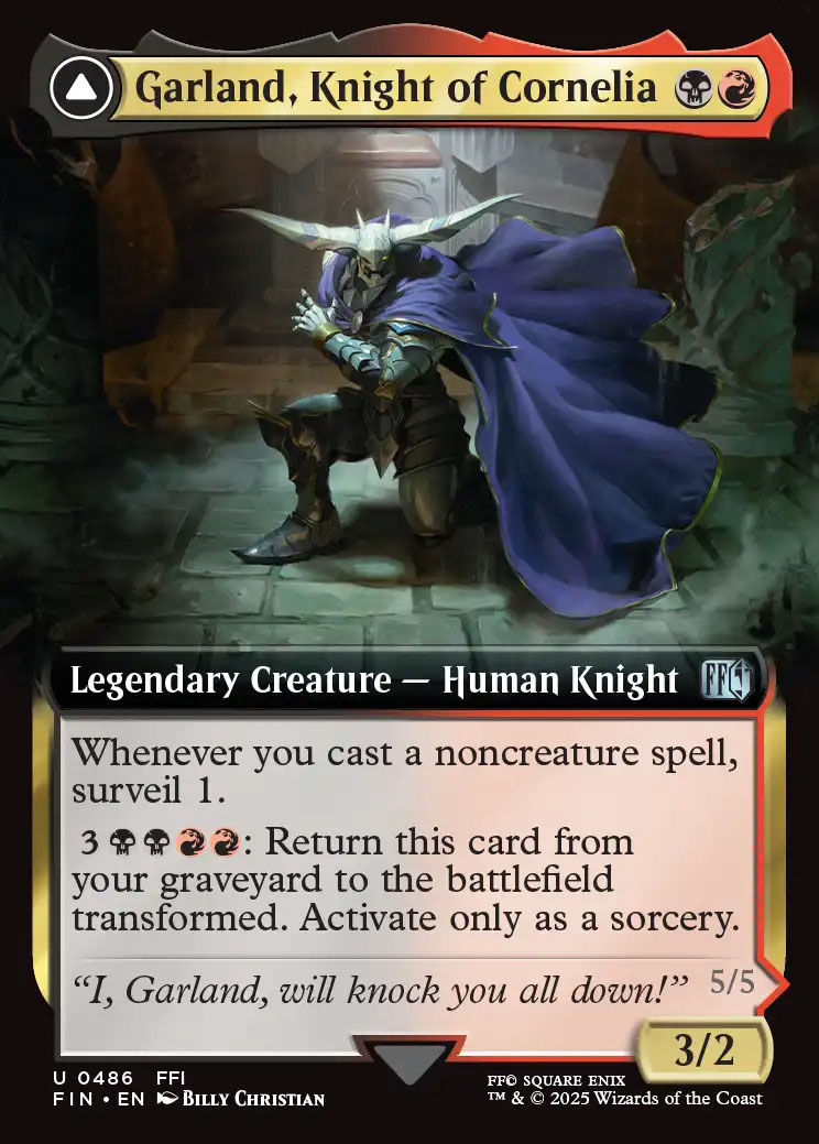 Garland, Knight of Cornelia