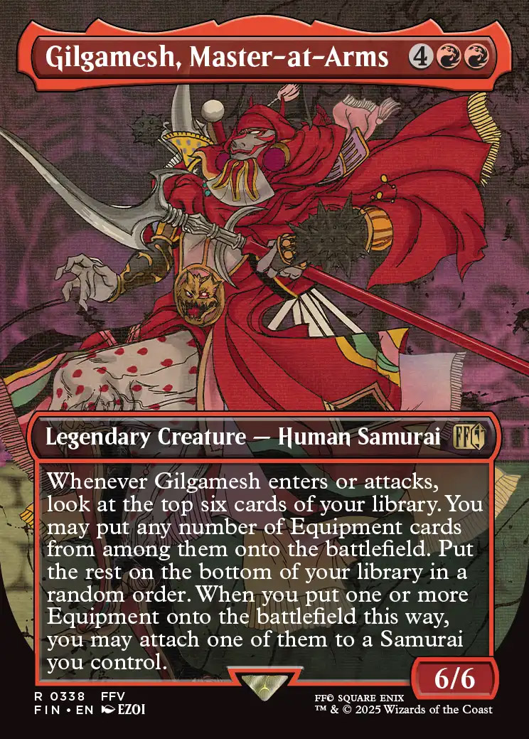Gilgamesh, Master-at-Arms