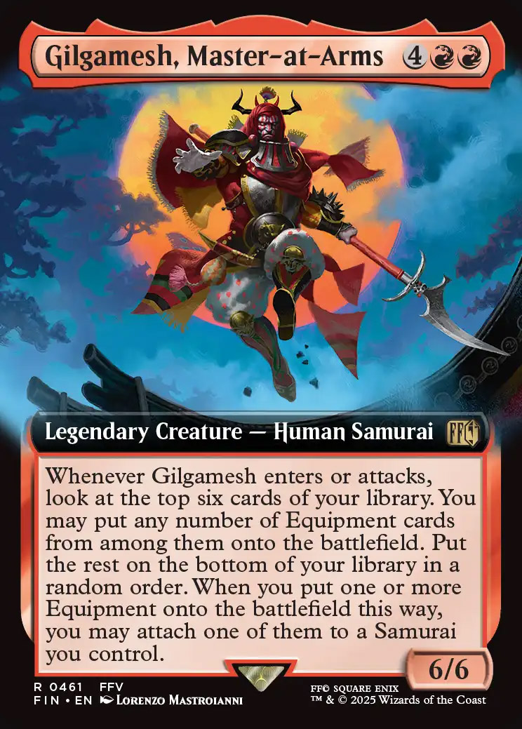 Gilgamesh, Master-at-Arms