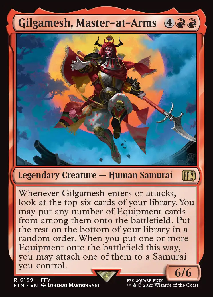 Gilgamesh, Master-at-Arms