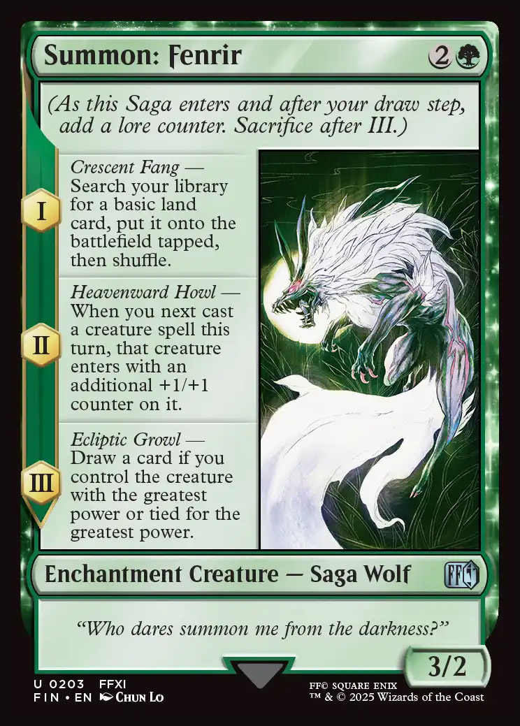 Summon: Fenrir