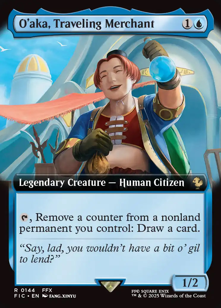 O'aka, Traveling Merchant