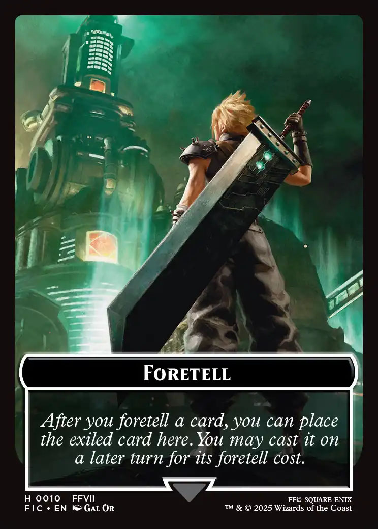 Foretell Token // Treasure Token