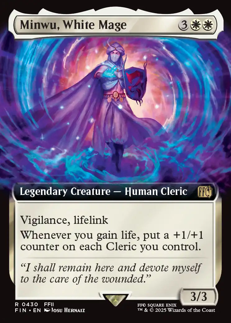 Minwu, White Mage