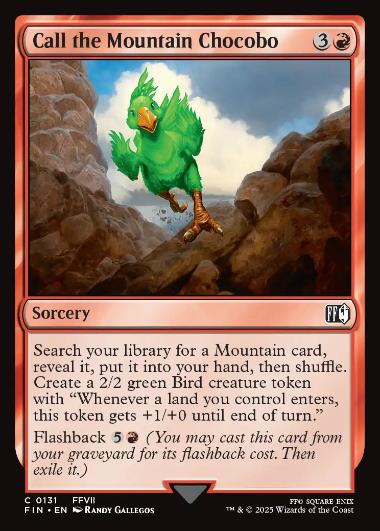 Call the Mountain Chocobo