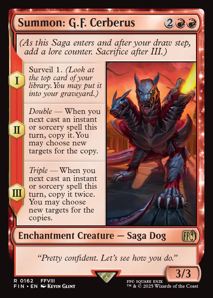 Summon: G.F. Cerberus