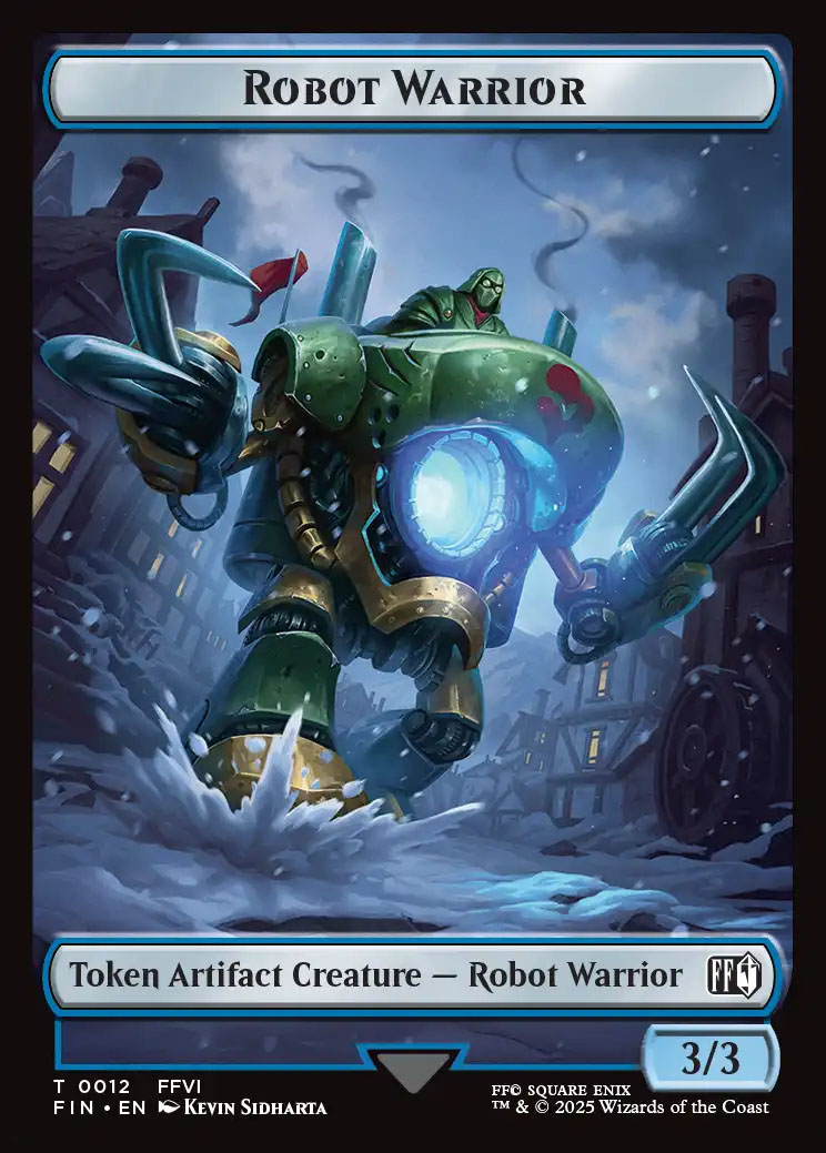 Robot Warrior Token