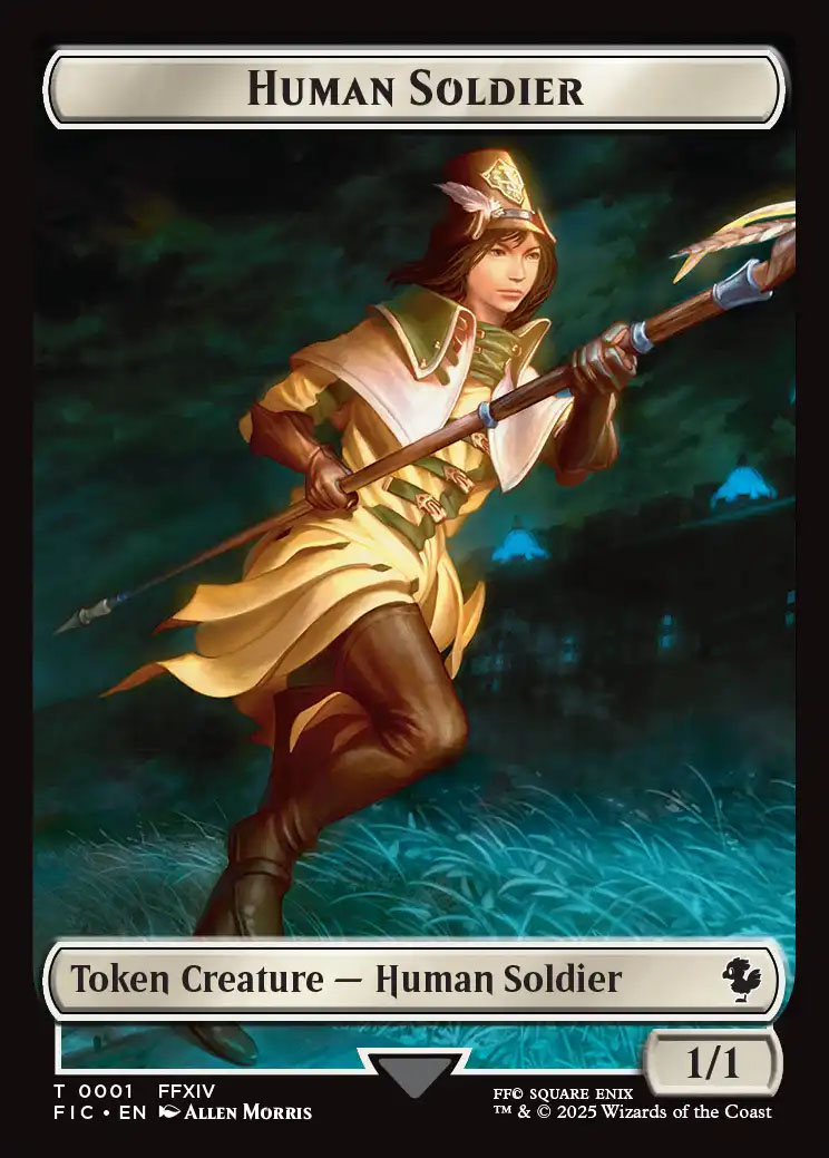 Human Soldier Token // Hero Token