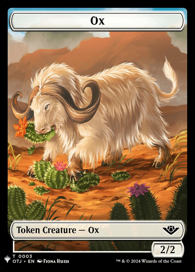Ox Token // Faerie Rogue Token