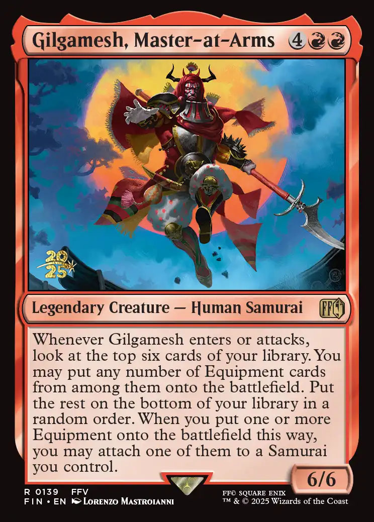 Gilgamesh, Master-at-Arms
