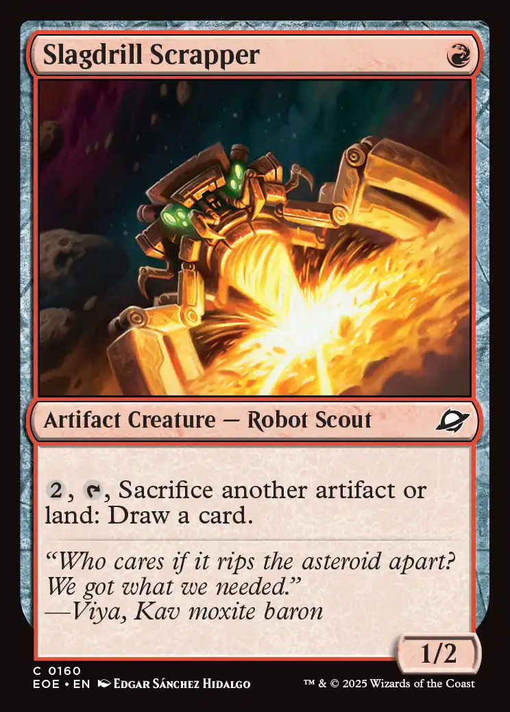 Slagdrill Scrapper