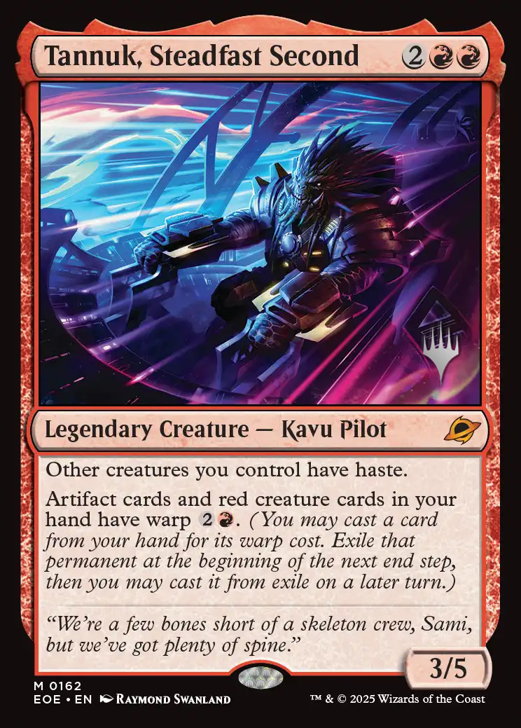 Tannuk, Steadfast Second
