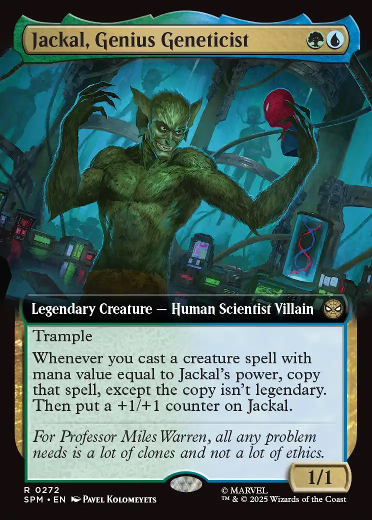 Jackal, Genius Geneticist