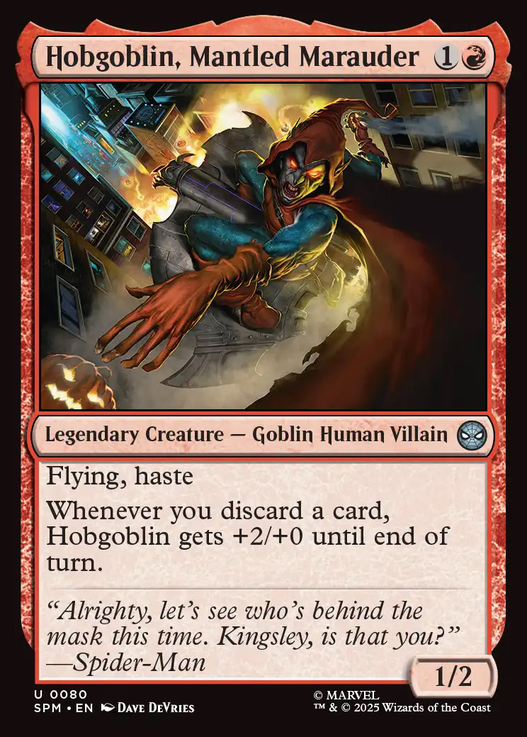Hobgoblin, Mantled Marauder