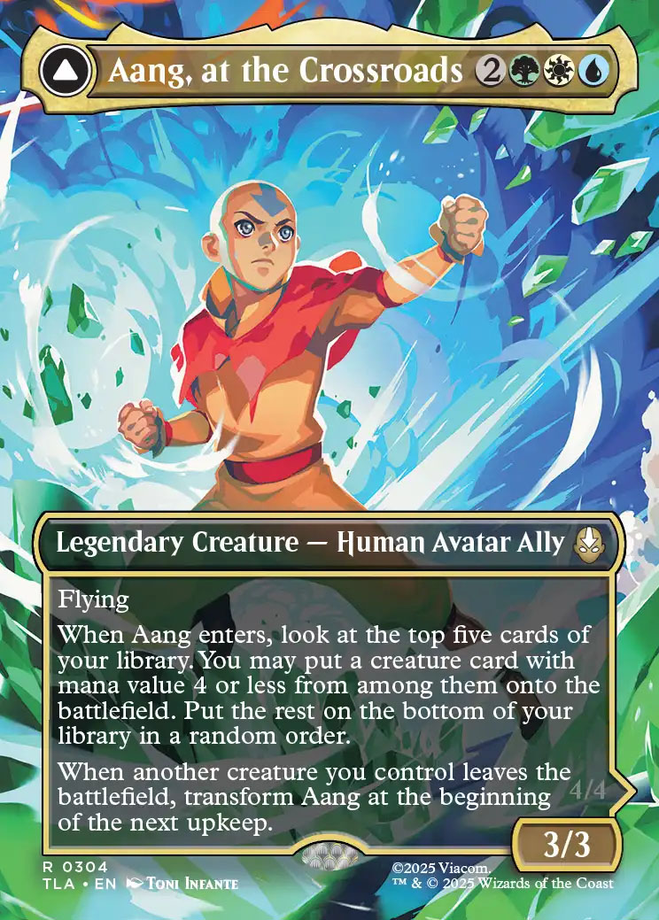 Aang, at the Crossroads