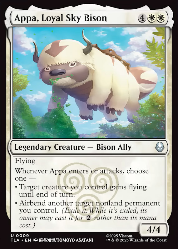 Appa, Loyal Sky Bison