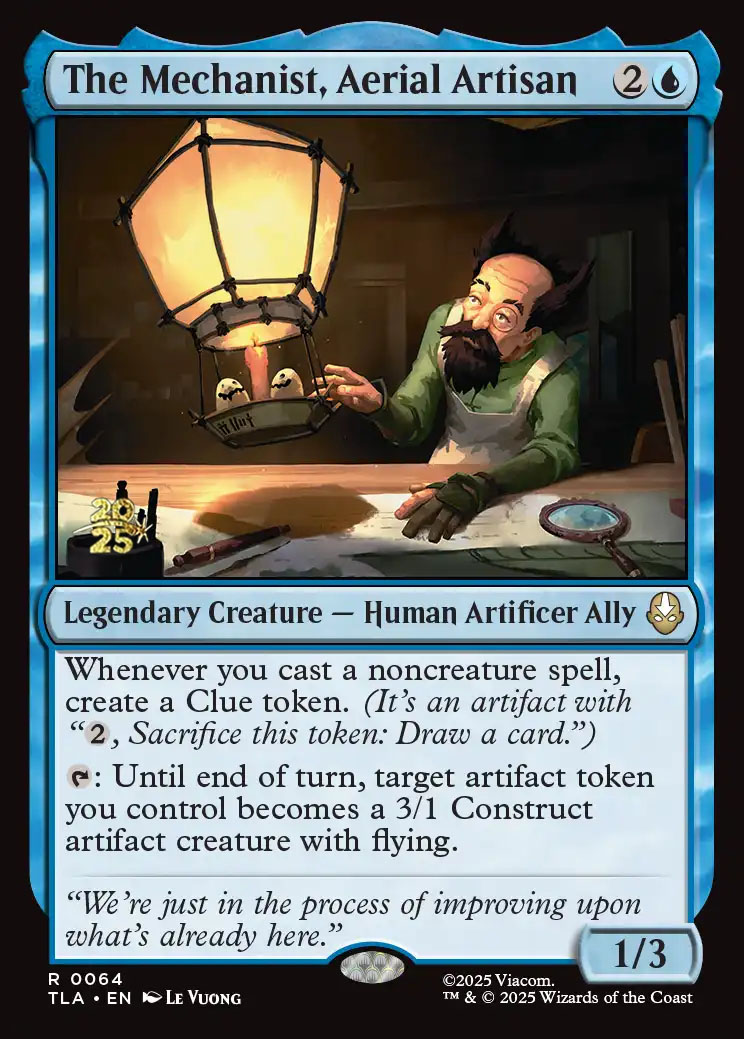 The Mechanist, Aerial Artisan
