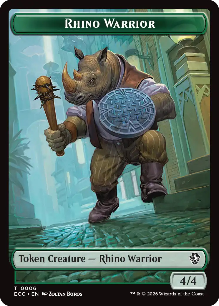 Rhino Warrior Token // Elemental Token