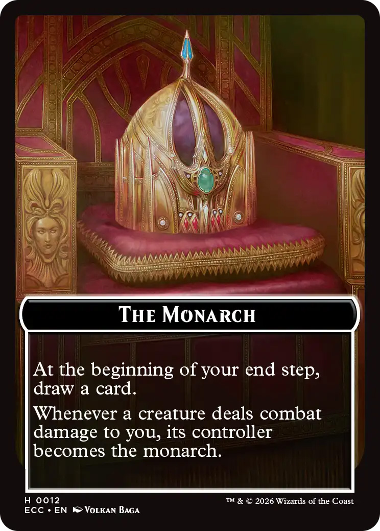 The Monarch Token // Saproling Token