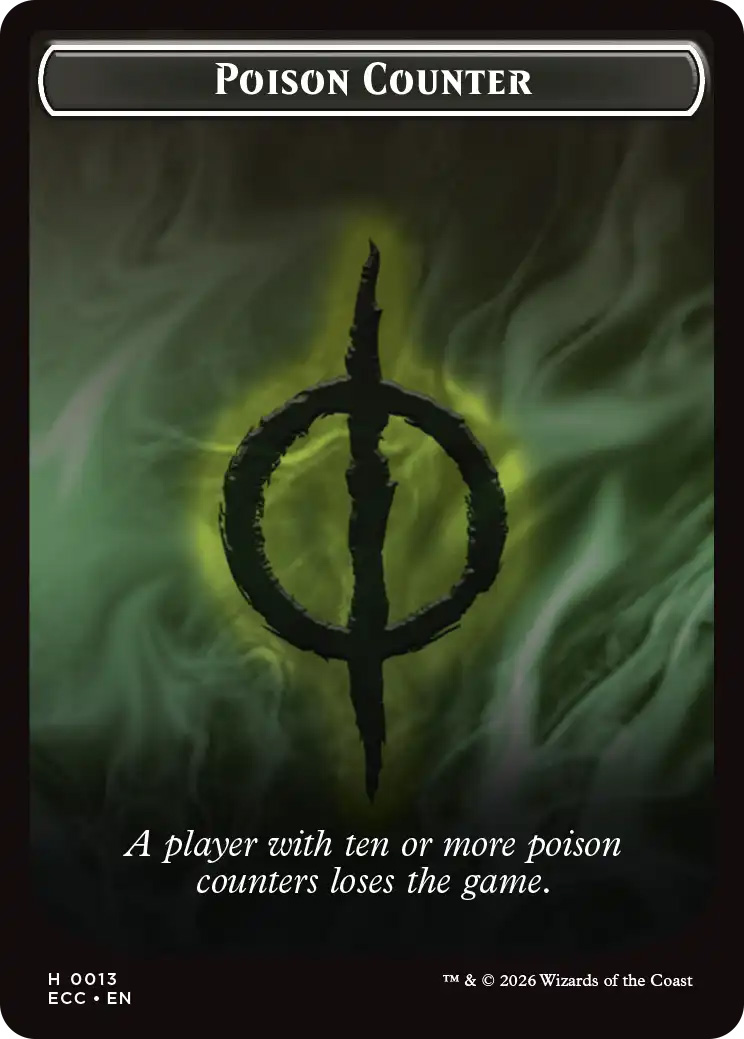 Poison Counter Token // Saproling Token