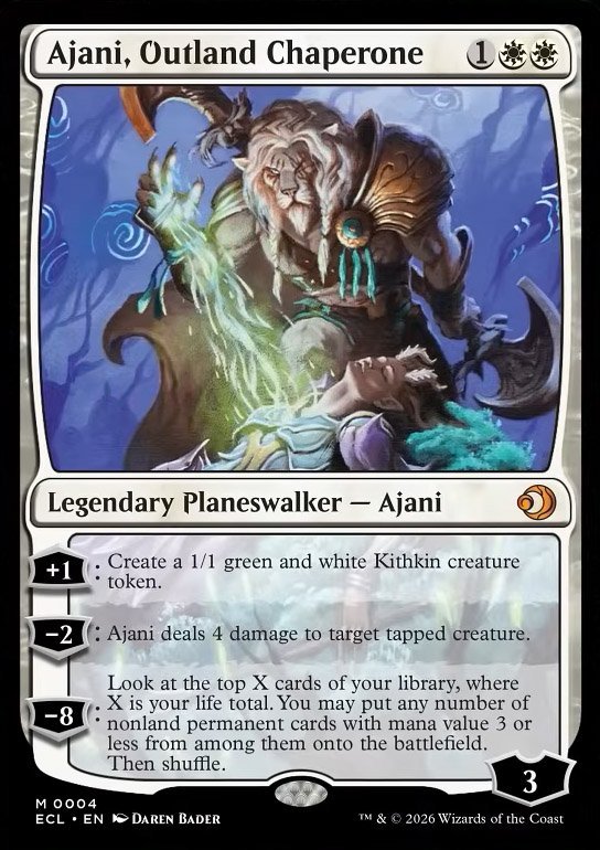 Ajani, Outland Chaperone