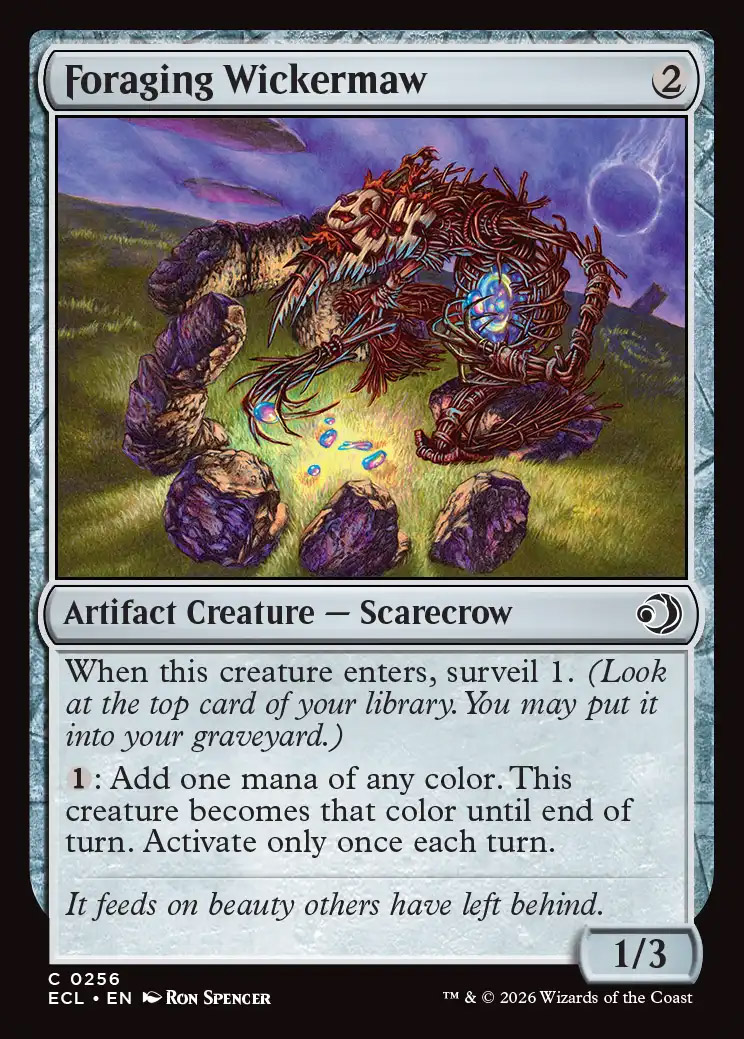 Foraging Wickermaw