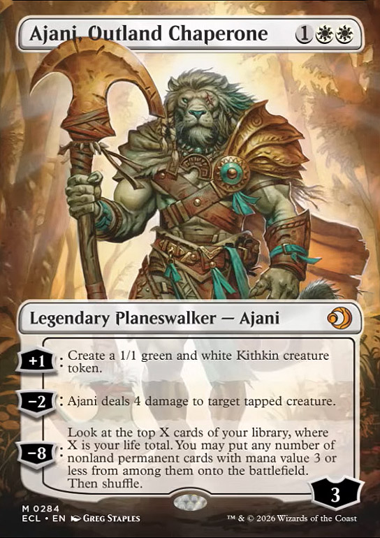 Ajani, Outland Chaperone