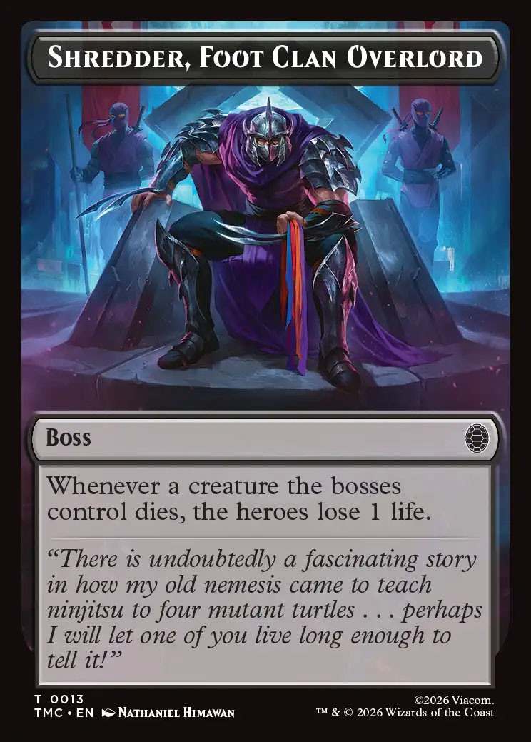 Shredder, Foot Clan Overlord